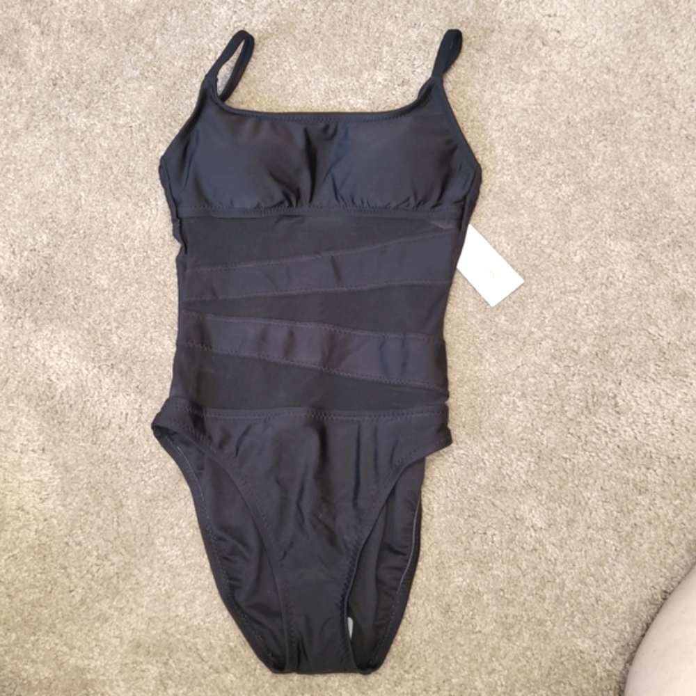 NWT Shade and Shore One Piece Swimsuit Sz Small (4/6)